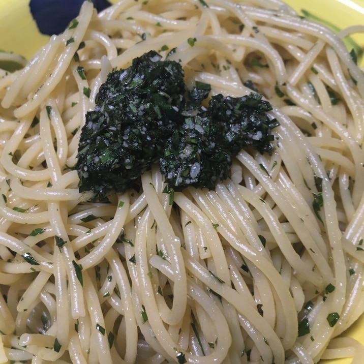 【男の宅飯】ミキサーなし　ジェノベーゼ風パスタ